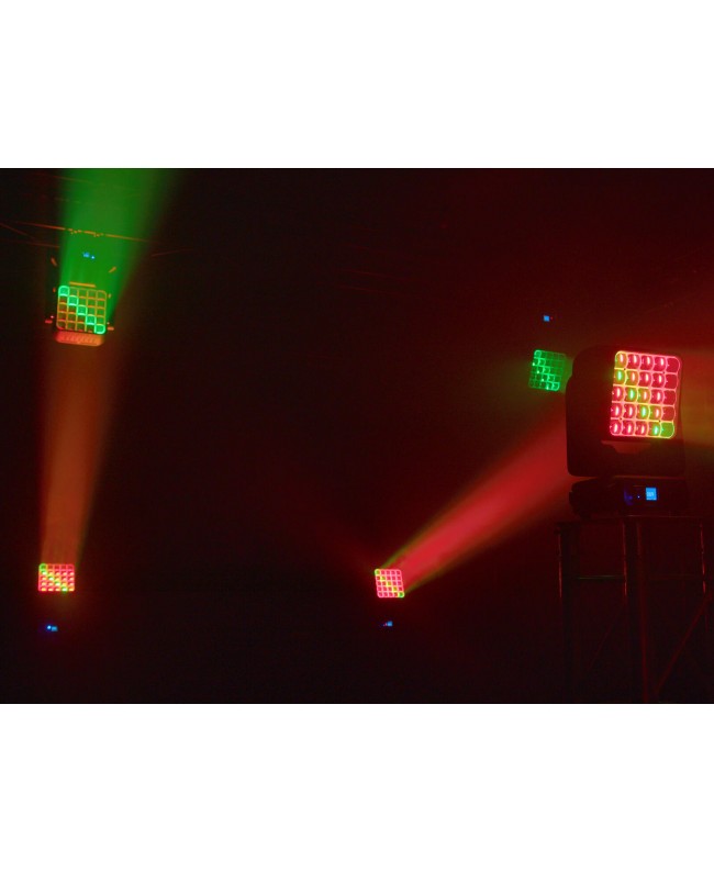 Eurolite LED TMH-W375 Matrix Moving Head Wash Zoom Teste mobili Wash