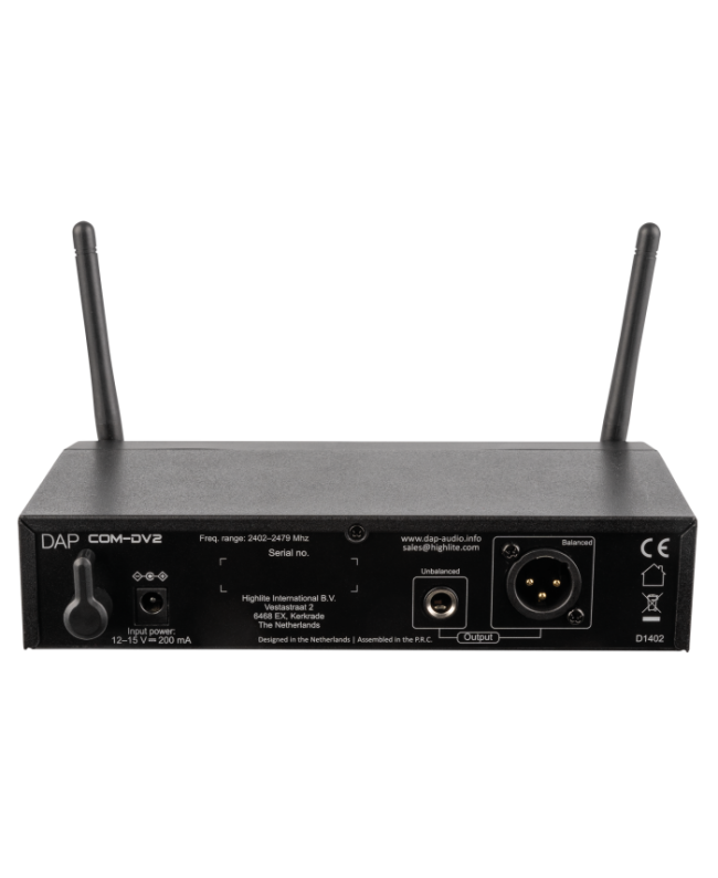 DAP COM DV-2 Drahtlossystem mit Handsender