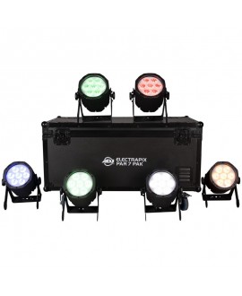 ADJ ELECTRAPIX PAR 7 PAK Batteriebetriebene Leuchten
