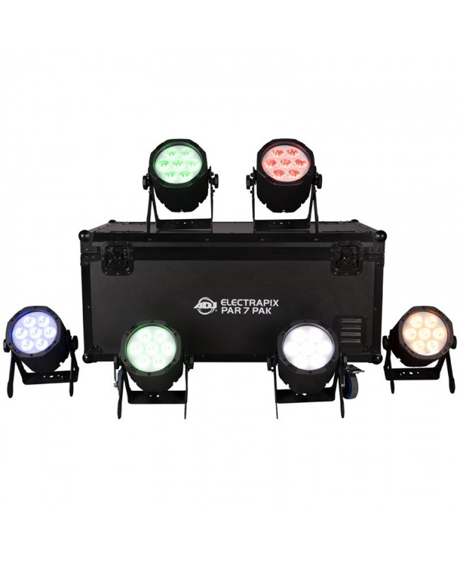 ADJ ELECTRAPIX PAR 7 PAK Battery Lights