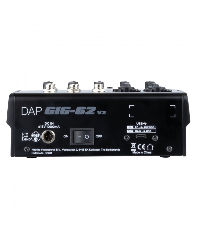 DAP GIG-62 V2 Analog Mixer
