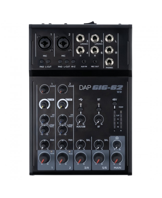 DAP GIG-62 V2 Mixer analogici