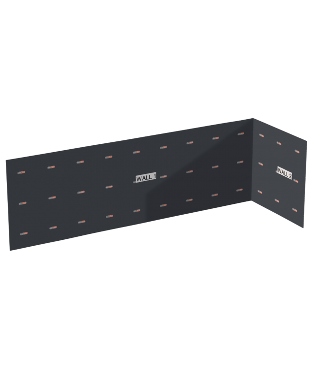 Wentex SET Frame - L-Shape SET Including Support Accessori per stage