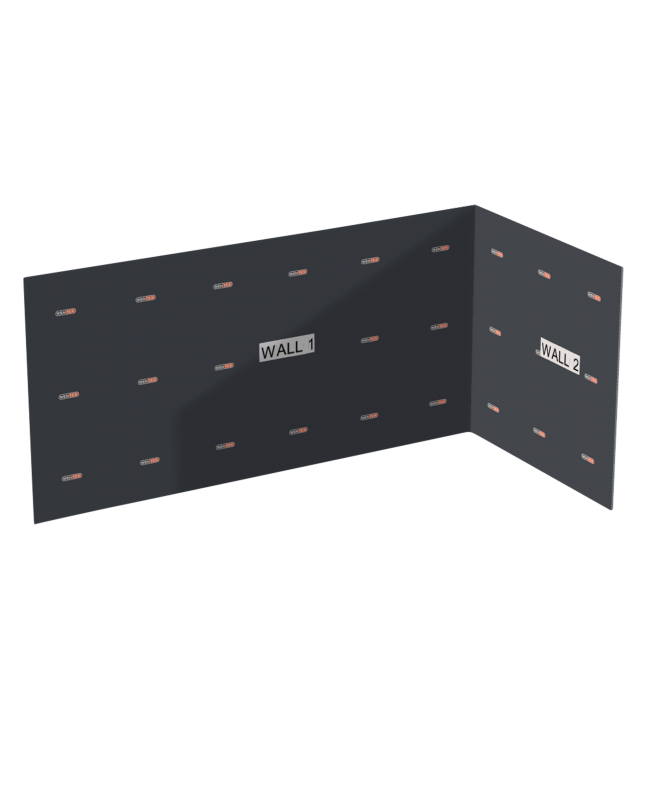 Wentex SET Frame - L-Shape SET Including Support Accessori per stage