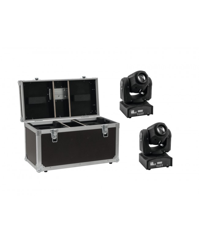 EUROLITE Set 2x LED TMH-17 Spot + Case Movinglights Spot