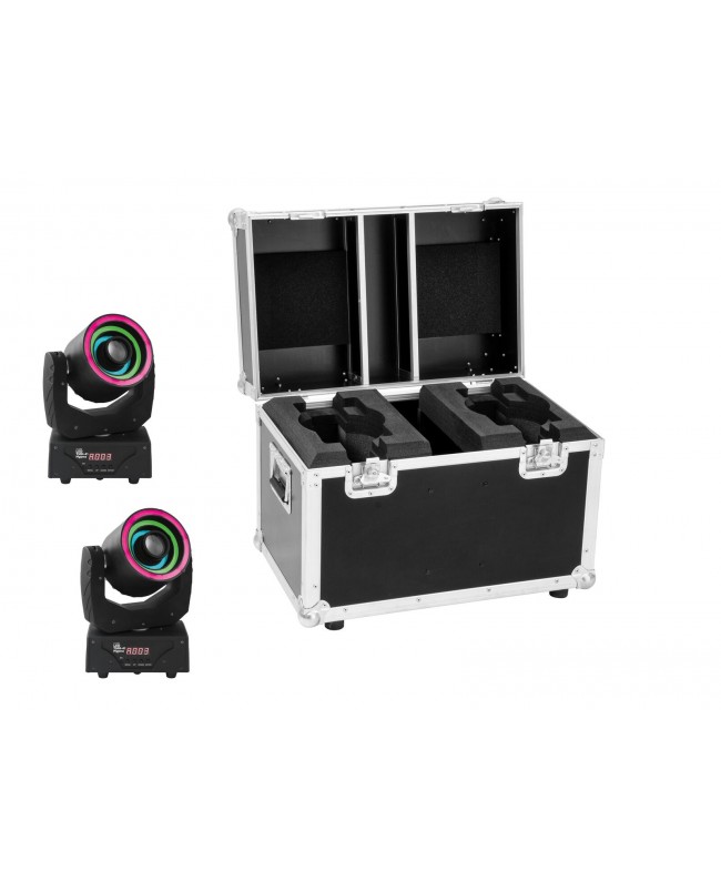 EUROLITE Set LED TMH-41 Hypno Moving-Head Spot + Case Movinglights Effects