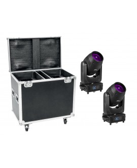 EUROLITE Set 2x TMH XB-280 + Custodia Teste mobili Beam