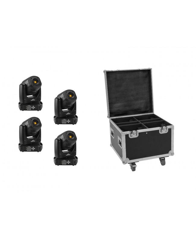 EUROLITE Set 4x LED TMH-S90 + Case Movinglights Spot