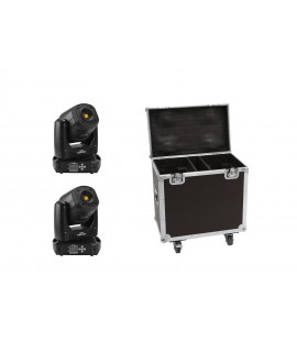 EUROLITE Set 2x LED TMH-S90 + Case Movinglights Spot