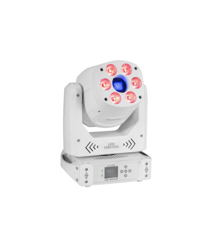 EUROLITE Set 2x LED TMH-H90 Hybrid Moving-Head Spot/Wash COB ws + Case Movinglights Effects