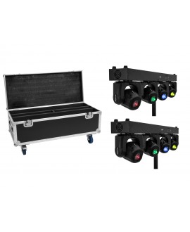 EUROLITE Set 2x LED TMH Bar S120 + Case mit Rollen LED Effekte