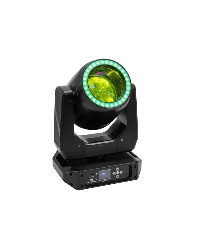 EUROLITE Set 2x LED TMH-B120 Hypno Moving-Head Beam + Flightcase mit Rollen Movinglights Beam