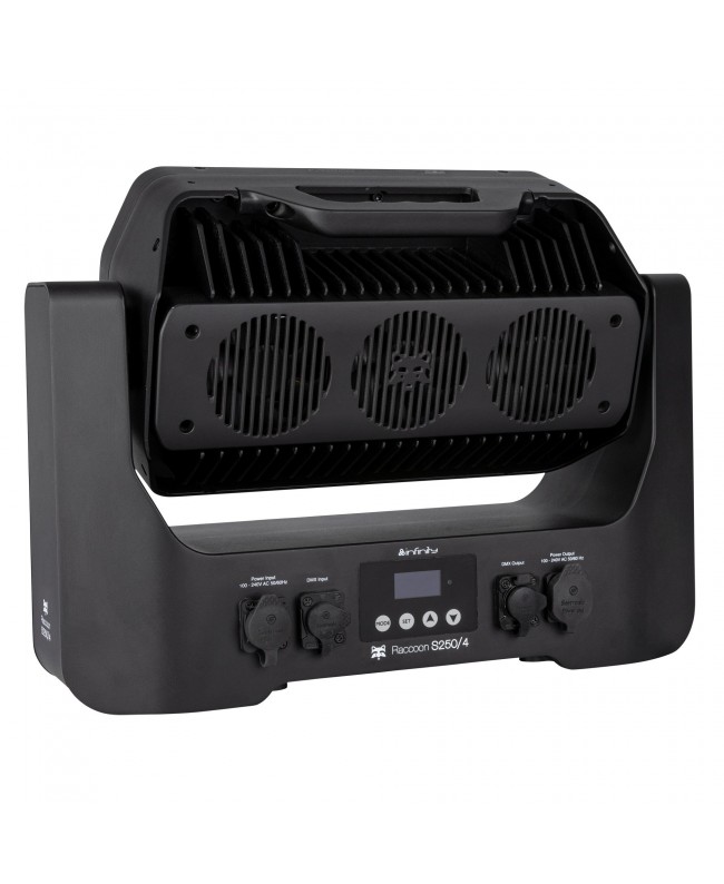 Infinity Raccoon S250/4 Junior Professional strobe/wash with motorised tilt Strobes