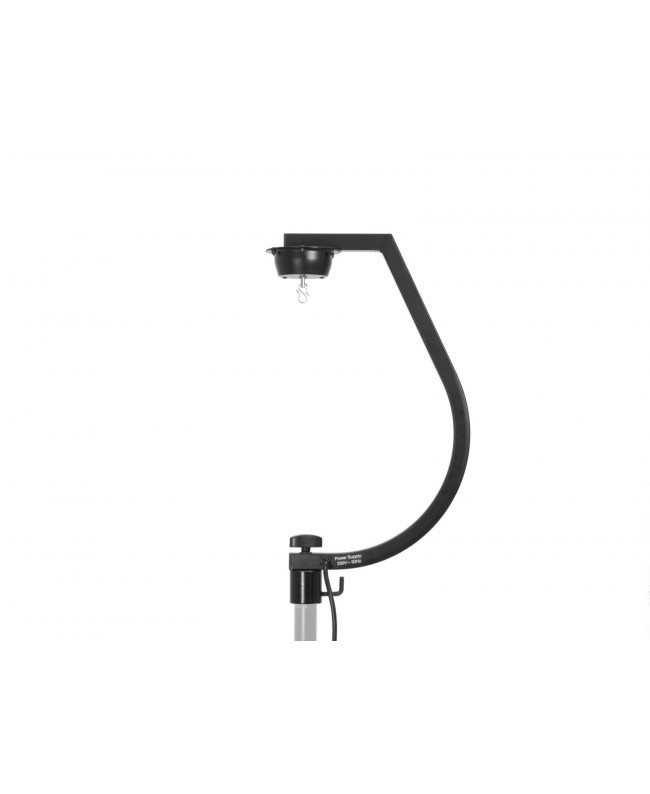 EUROLITE Set Spiegelkugel 30cm gold mit Stativ und Segel schwarz Spiegelkugeln