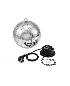EUROLITE Mirror Ball 20 cm con motore MD-1015 Sfere Specchiate