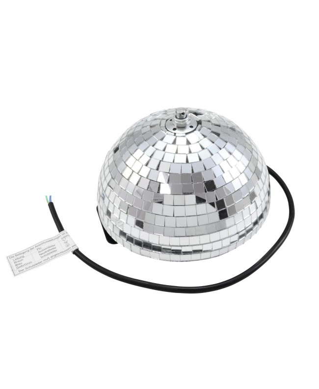 EUROLITE Half Mirror Ball 20cm motorized Mirror Balls