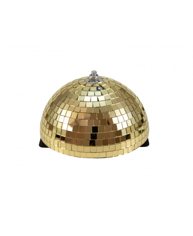 EUROLITE Mezza sfera a specchio 20 cm oro motorizzata Sfere Specchiate