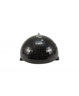 EUROLITE Half Mirror Ball 20cm black motorized Mirror Balls