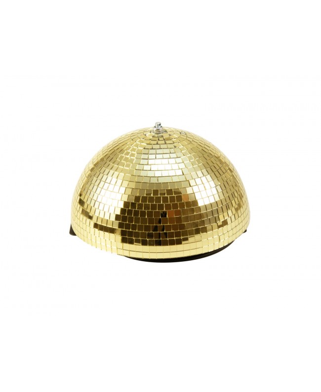 EUROLITE Half Mirror Ball 30cm gold motorized Mirror Balls