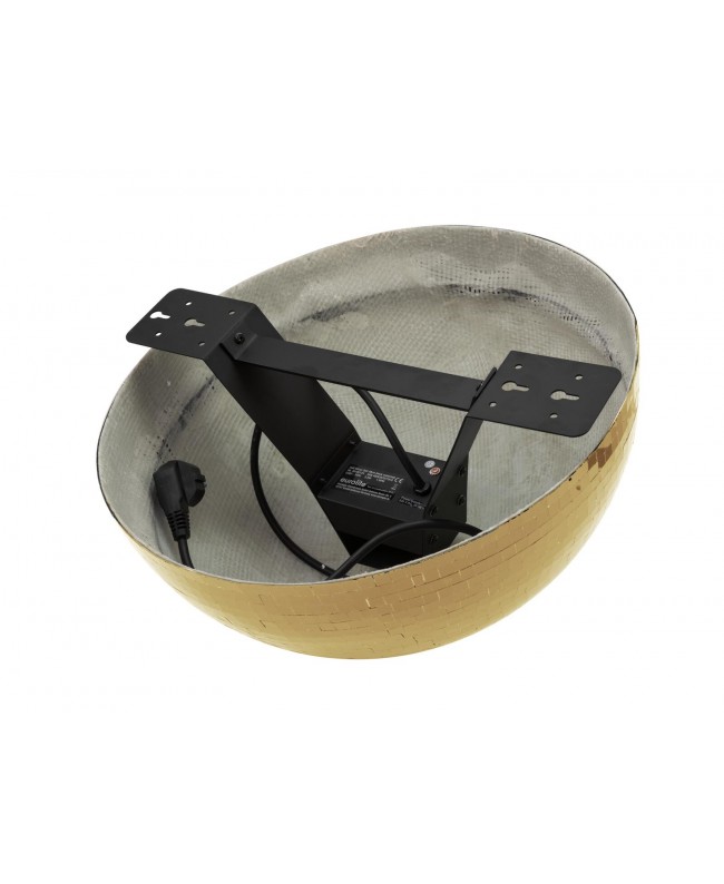 EUROLITE Mezza sfera a specchio 40 cm oro motorizzata Sfere Specchiate