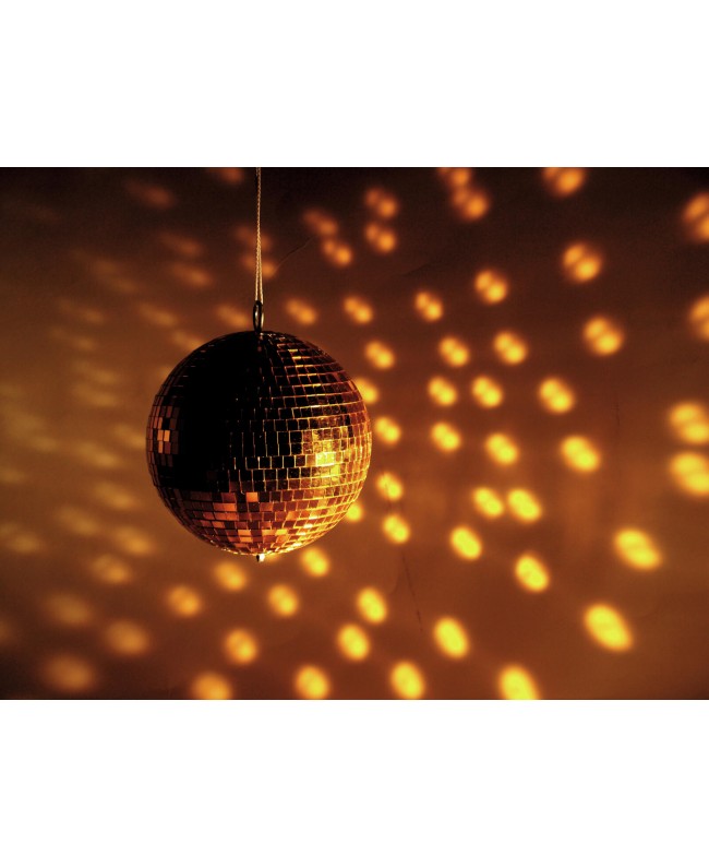 EUROLITE Mirror ball 15cm gold Mirror Balls