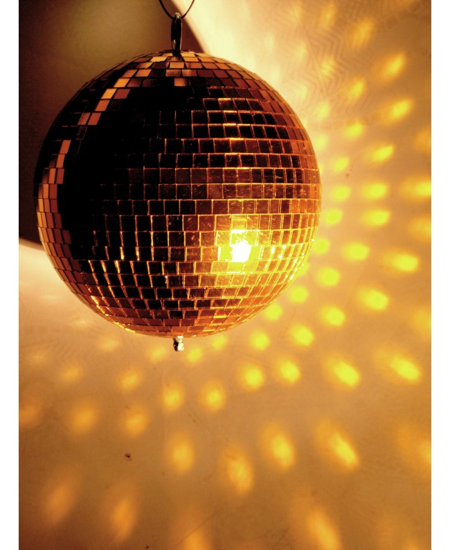 EUROLITE Palla a specchio 20 cm oro Sfere Specchiate