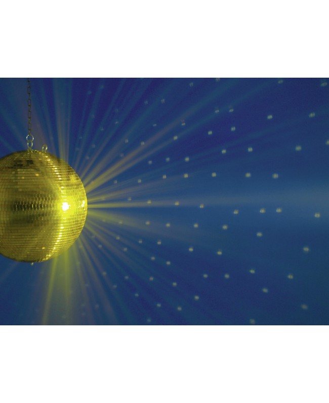 EUROLITE Palla a specchio 40 cm oro Sfere Specchiate
