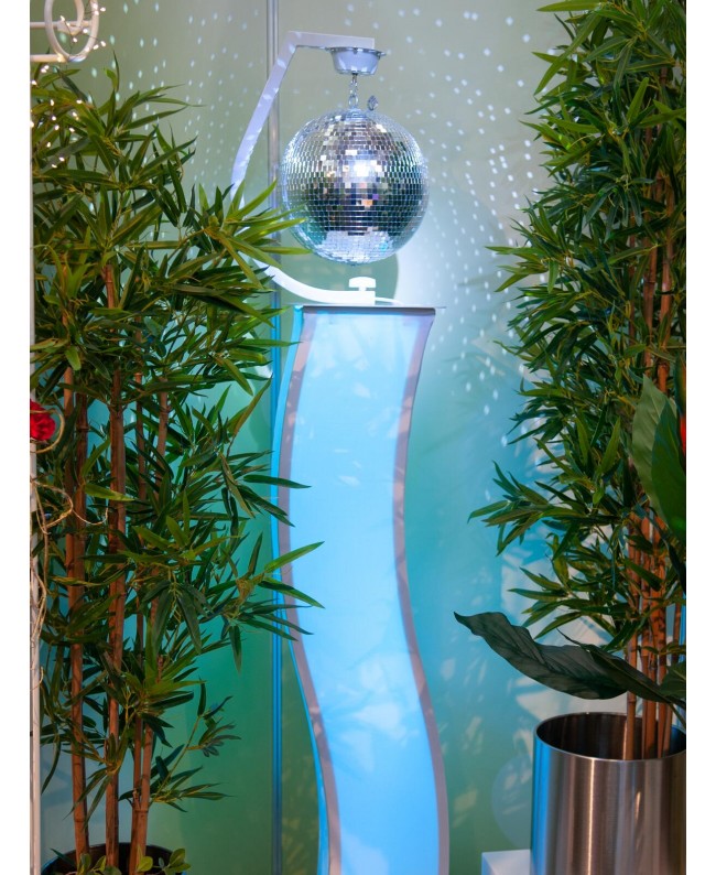 Supporto EUROLITE con motore per sfere a specchio fino a 50 cm + collegamento rapido Motori per sfere specchiate