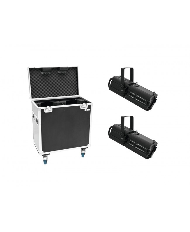 EUROLITE Set 2x LED PFE-100 RGBW + Case Profilscheinwerfer