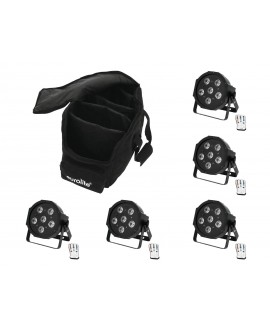 EUROLITE Set 5x LED SLS-603 + Borsa morbida PAR LED