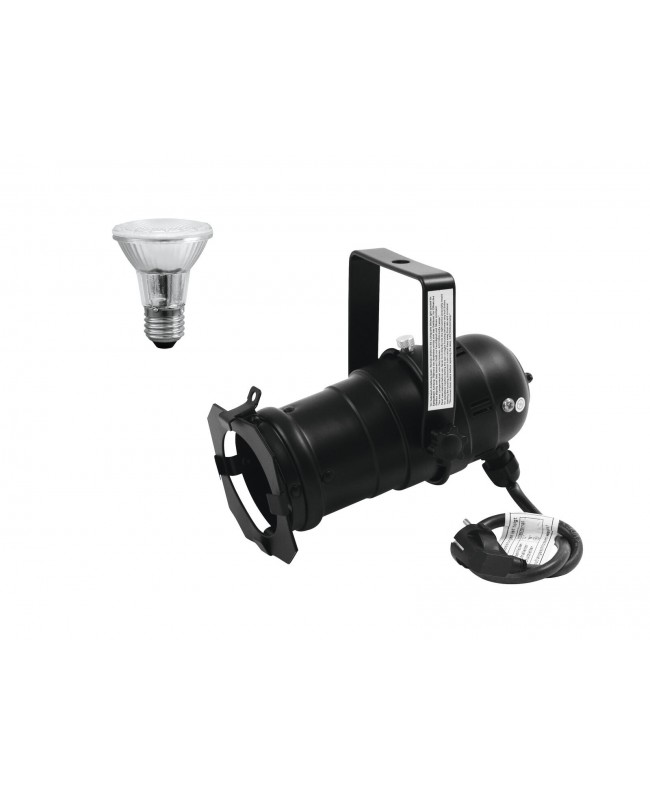 EUROLITE Set PAR-20 Spot sw + PAR-20 230V SMD 6W E-27 LED 3000K Parcans