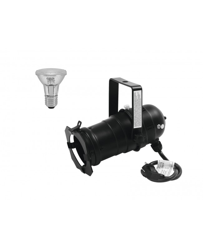 EUROLITE Set PAR-20 Spot bk + PAR-20 230V SMD 6W E-27 LED 6500K Parcans