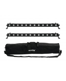 EUROLITE Set 2x LED BAR-12 QCL RGBW + Soft Bag LED BAR