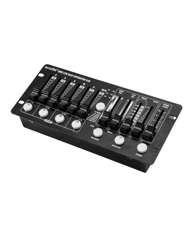 EUROLITE Set 4x LED PAR-56 HCL bk + custodia + regolatore PAR LED