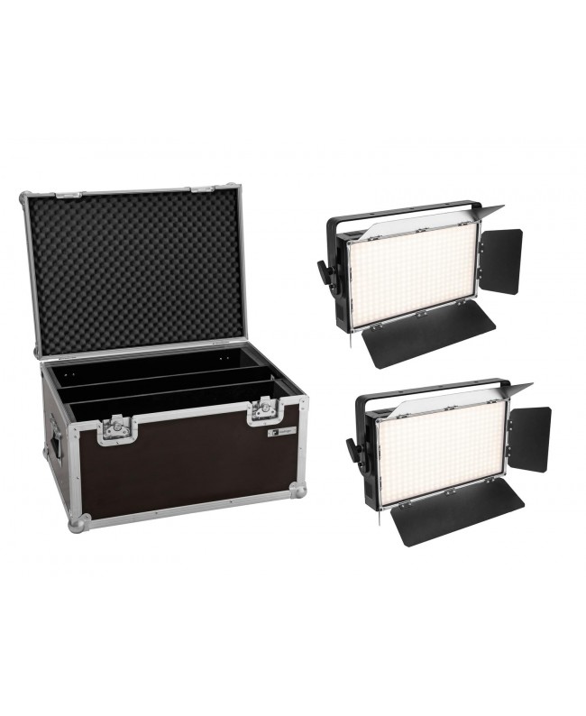 EUROLITE Set 2x LED PLL-360 6000K Panel + Case LED Panele