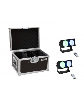 EUROLITE Set 2x LED CBB-2 COB RGB Leiste + Case LED BAR