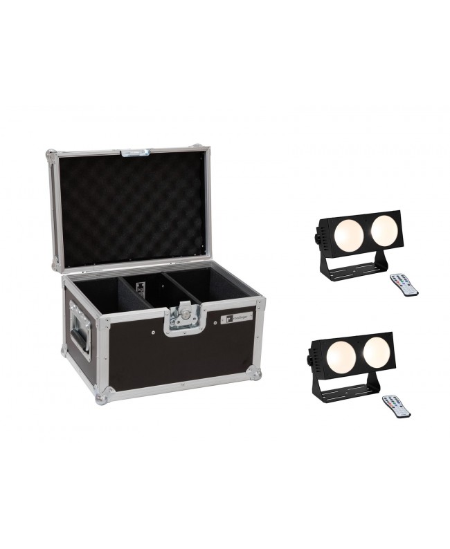 EUROLITE Set 2x LED CBB-2 COB WW Bar + Case LED BAR