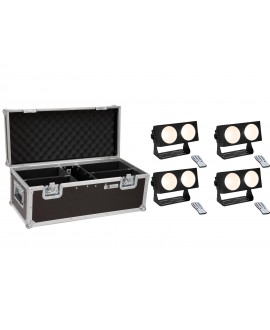 EUROLITE Set 4x LED CBB-2 COB WW Bar + Custodia Barre LED