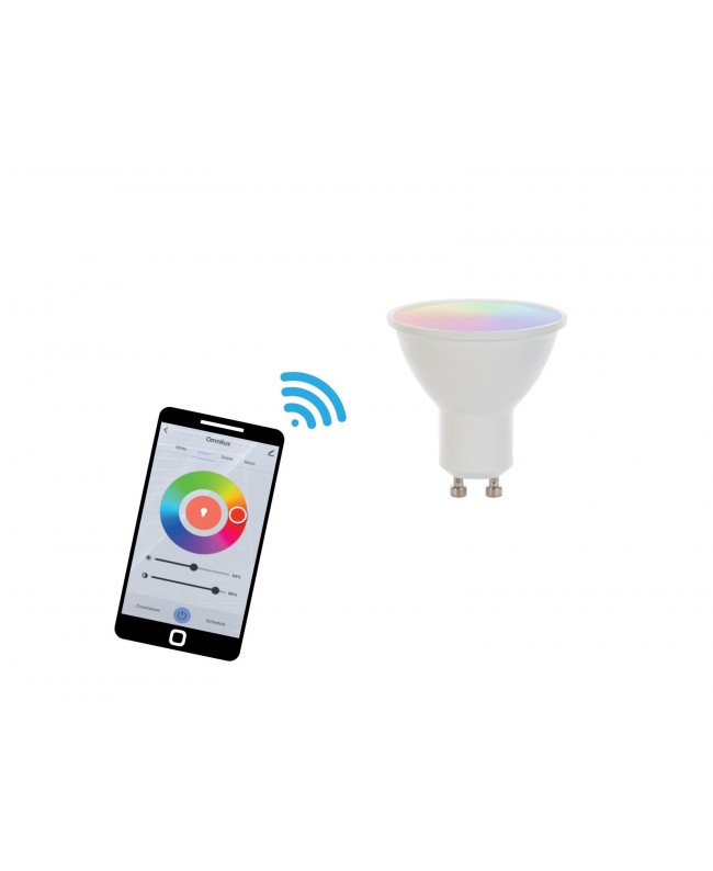 EUROLITE Set PAR-16 Spot bk + LED GU10 RGB/WW/CW WiFi Parcans