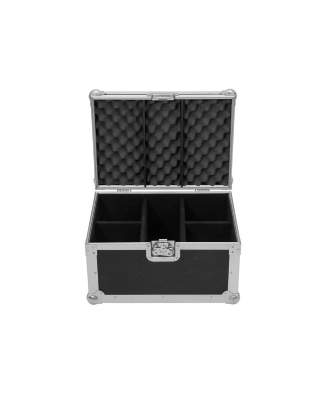 EUROLITE Set 4x LED Silent PAR 6 QCL Floor ws + Case LED PAR