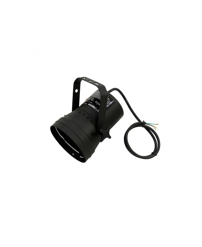 EUROLITE T-36 Pinspot with Cable, black Parcans