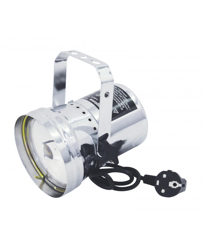 EUROLITE T-36 Pinspot con spina, argento Parcans