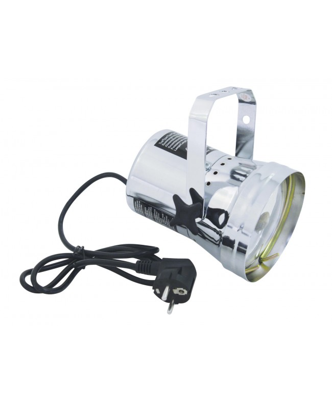 EUROLITE T-36 Pinspot con spina, argento Parcans