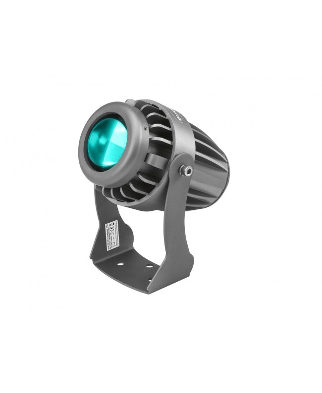 EUROLITE LED IP PST-10W türkis Pinspot Garten- und Straßenlampen