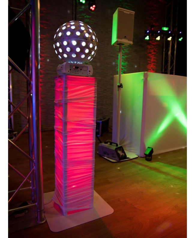 Eurolite 2x Stage Stand variabel inkl. Cover und Tasche, weiß Licht Stative