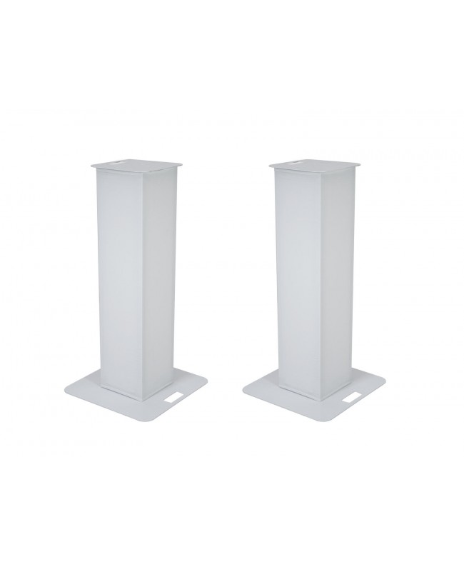 Eurolite 2x Stage Stand 100cm incl. Cover and Bag, white Lighting Stands