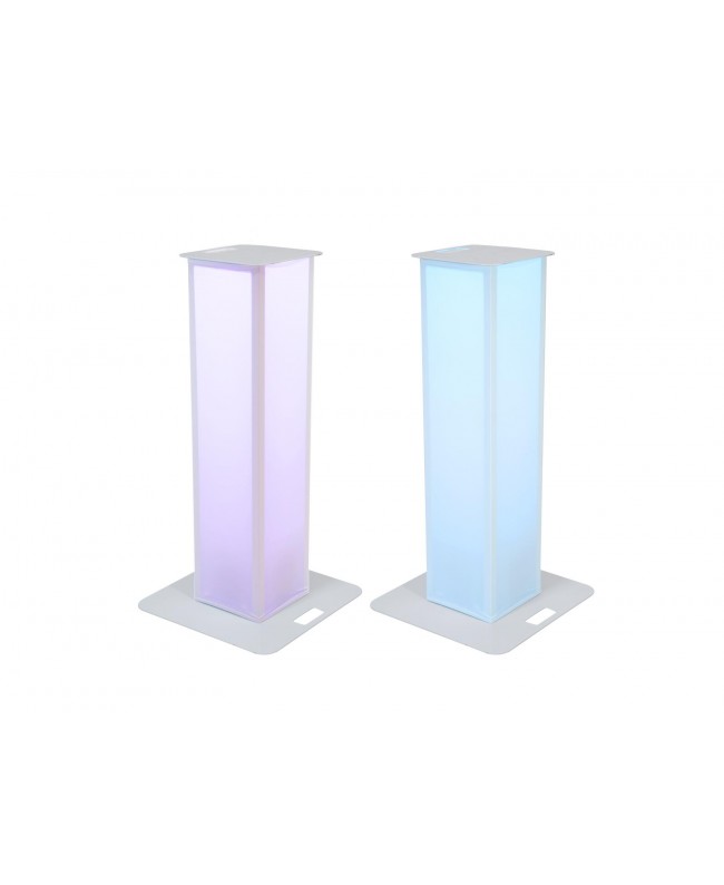 Eurolite 2x Stage Stand 100cm inkl. Cover und Tasche, weiß Licht Stative