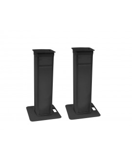 Eurolite 2x Stage Stand variabel inkl. Cover und Tasche, schwarz Licht Stative