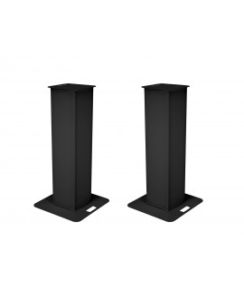 Eurolite 2x Cavalletto da palco 150 cm con copertura e borsa, nero Supporti per luci