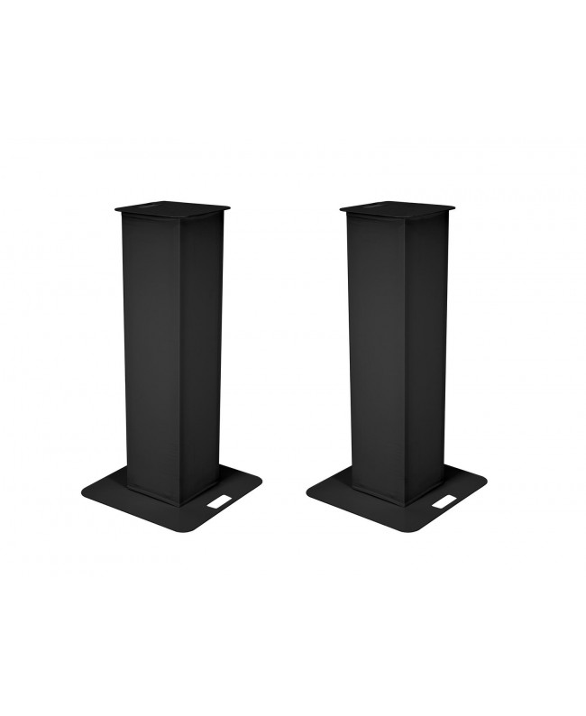Eurolite 2x Stage Stand 150cm incl. Cover and Bag, black Lighting Stands
